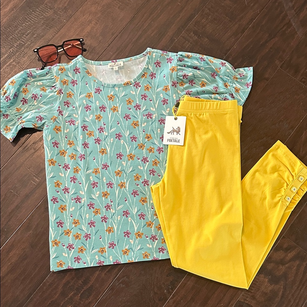 Spring summer girls outfit Macys Finding Foxtale designer outfit NWT 10 12